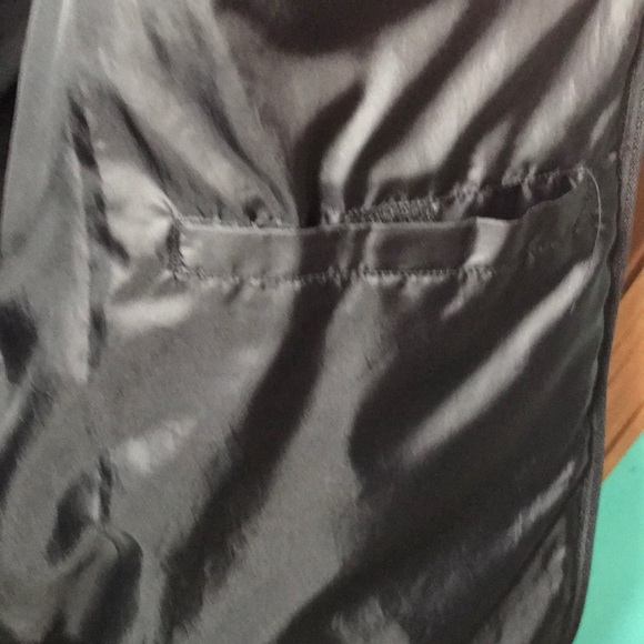 Lands’ End black down jacket, gently used. - Picture 3 of 5